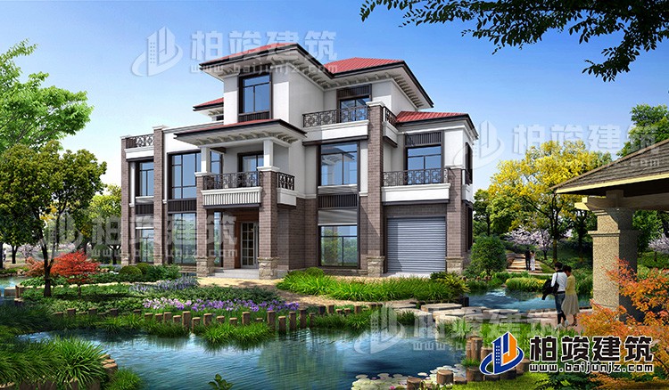 建筑效果图-新中式风格