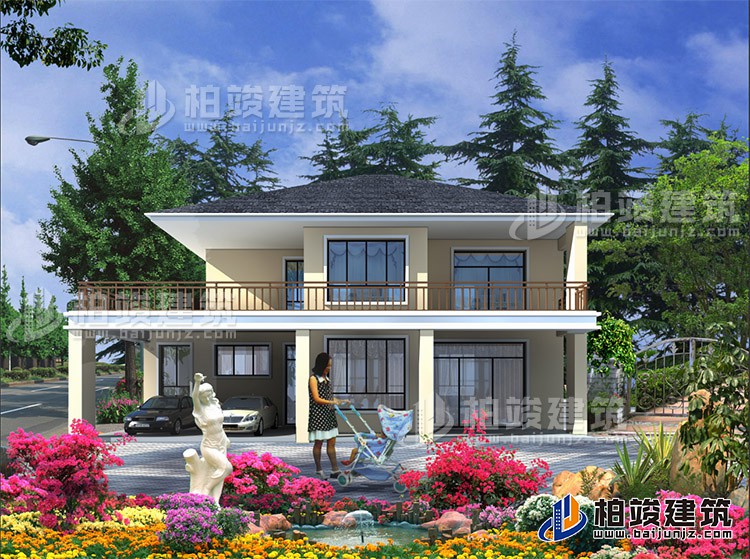 建筑效果图-新中式风格