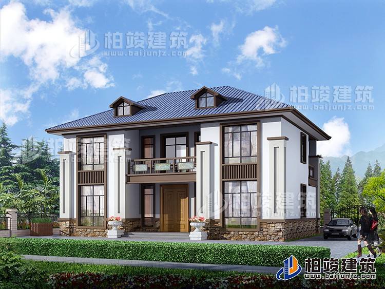 建筑效果图-新中式风格