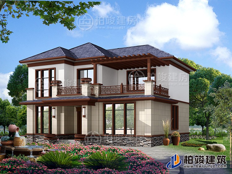 建筑效果图-新中式风格