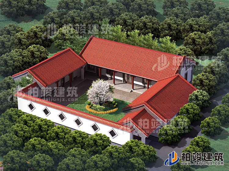 建筑效果图-新中式风格