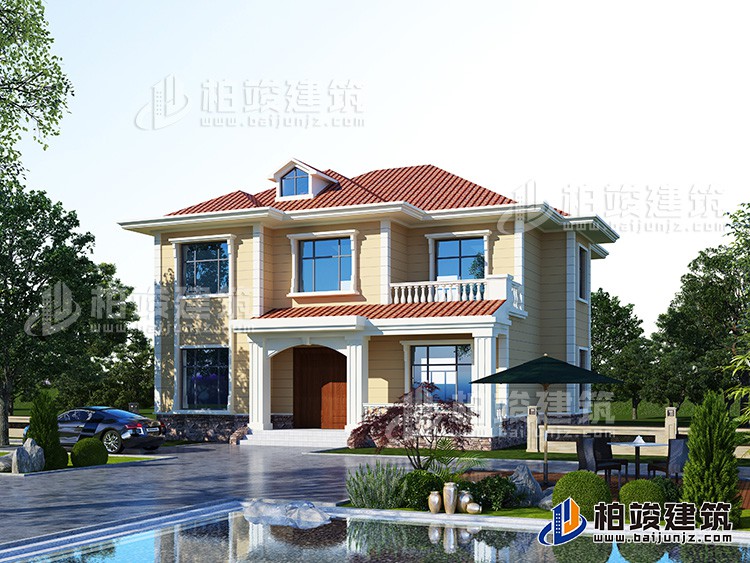 建筑效果图-简欧风格