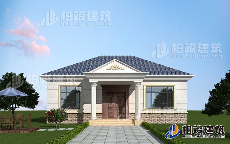 建筑效果图-简欧风格