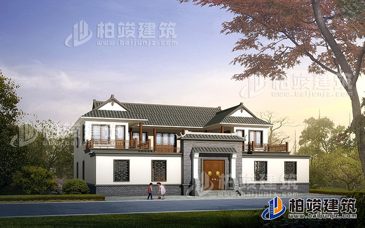 建筑效果图-新中式风格