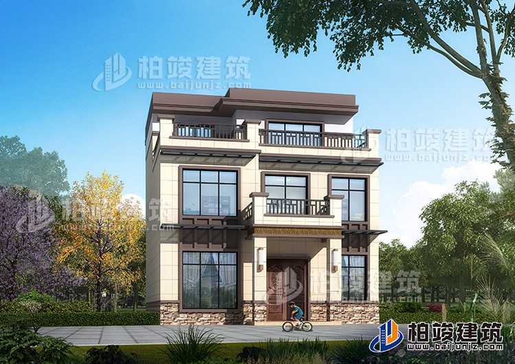 建筑效果图-新中式风格