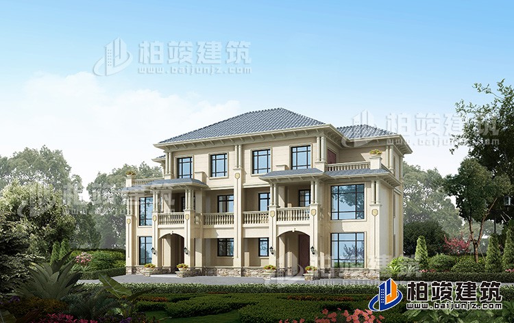 建筑效果图-简欧风格