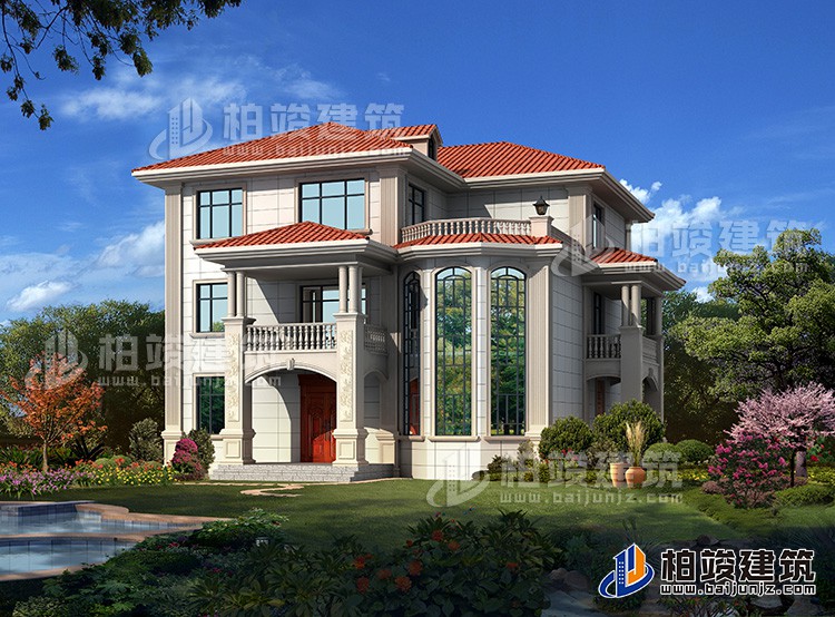 建筑效果图-简欧风格