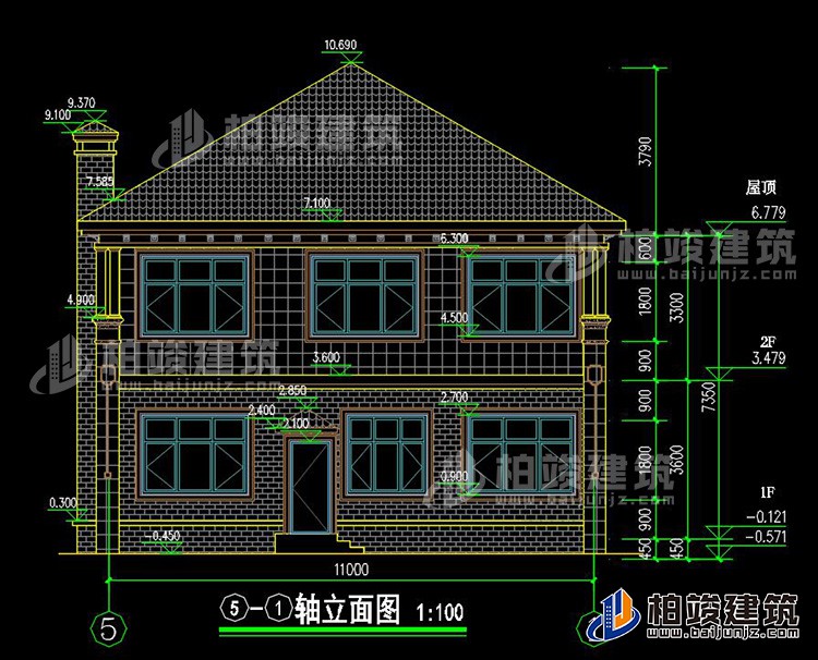 建筑立面图-简欧风格