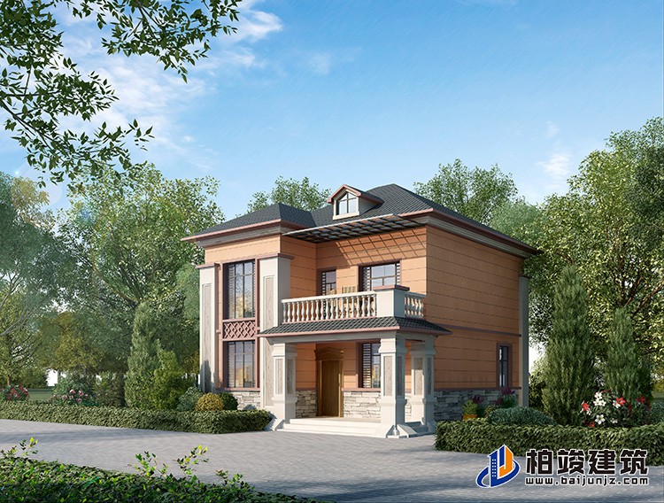 建筑效果图-新中式风格