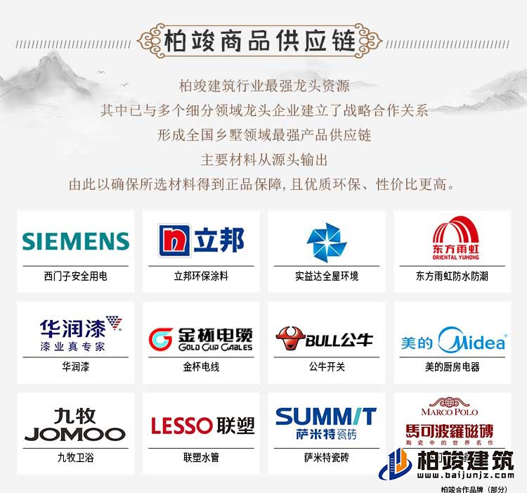 建筑立面图-新中式风格