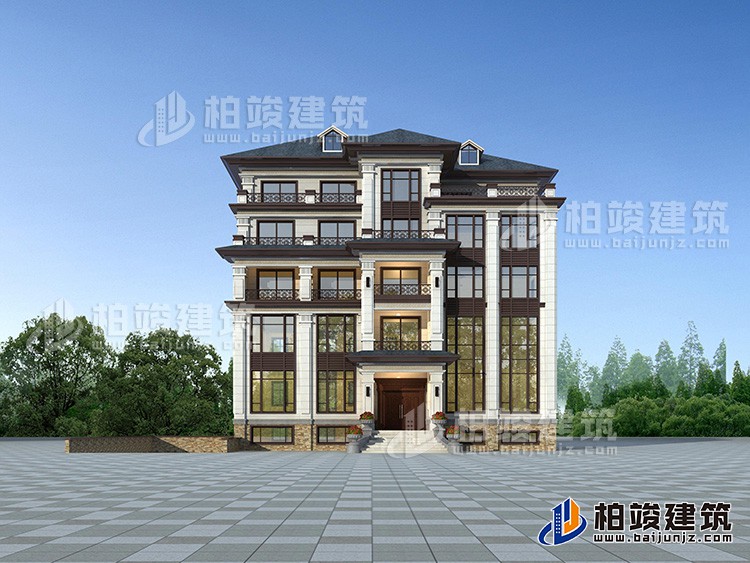 建筑效果图-新中式风格